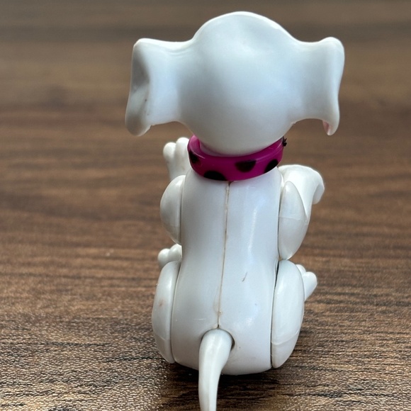 VINTAGE Disney 101 102 Dalmatians ODDBALL Dog Toy Figure 2” Puppy Pink Collar - Picture 6 of 8